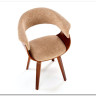 Стул кухонный Halmar K545 (бежевый/орех)