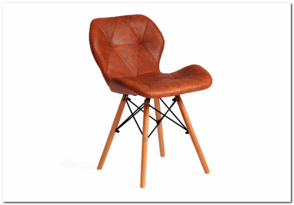 Стул STUTTGART (mod. 74) античный коричневый RH02-13/натуральный 