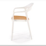 Стул кухонный Halmar K530 (белый/натуральный)