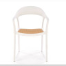 Стул кухонный Halmar K530 (белый/натуральный)