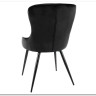 Стул кухонный Signal LOTUS VELVET (черный/черный)
