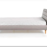 Кровать Halmar ELANDA (светло-серый) 160/200