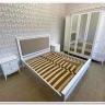 Купить Кровать двуспальная Римини с мягким изголовьем с доставкой по России по цене производителя можно в магазине 