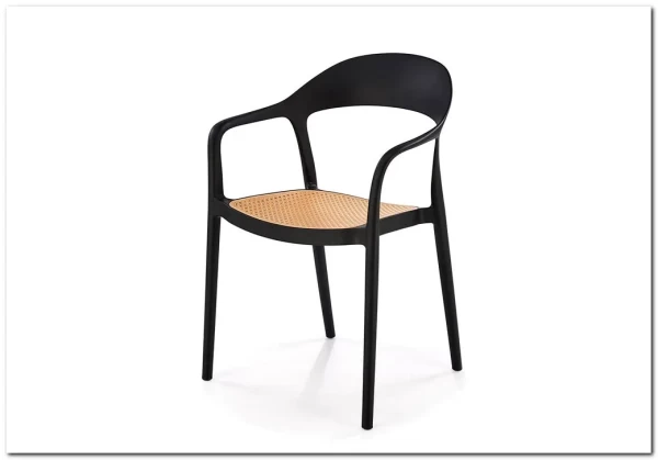 Стул кухонный Halmar K530 (черный/натуральный)