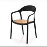 Стул кухонный Halmar K530 (черный/натуральный)
