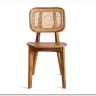 Стул ODIN дерево вяз/ротанг, Груша (№3)