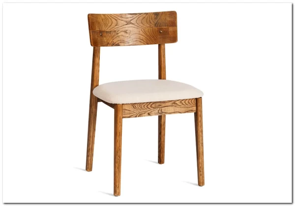 Стул THOR дерево вяз/ткань лен, груша№3/бежевый лен
