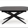 Стол обеденный Halmar SANDRO раскладной (черный/черный)