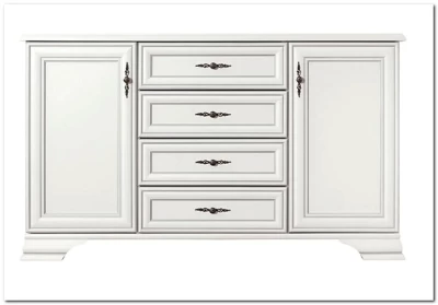 Тумба Кентаки KOM2D4S белый БРВ