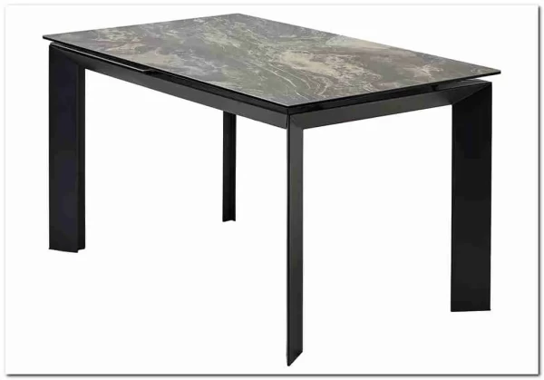 Стол CREMONA 180 KL-176, итальянская керамика/ Черный каркас, DISAUR