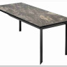 Стол CREMONA 180 KL-176, итальянская керамика/ Черный каркас, DISAUR