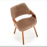 Стул кухонный Halmar K396 (бежевый/орех)