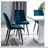 Стул кухонный CHIC VELVET  Signal (бирюзовый/черный)