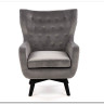 Кресло Halmar MARVEL (серый/черный)