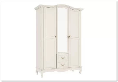 Шкаф трехдверный 2 ящика Авиньон из массива бука