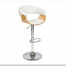 Барный стул VIMTA (mod.4021S) белый/натуральный/хром