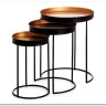 Набор столиков Secret De Maison RUNA ( mod. 11870 ) черный/античная медь
