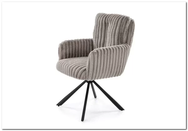 Стул кухонный Halmar K572 поворотный (серый/черный) Стул кухонный Halmar K572 поворотный (серый/черный)