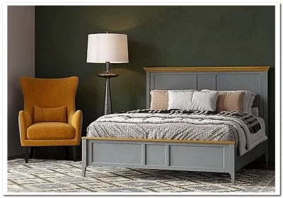 Кровать Квадро-С 160 из массива сосны 