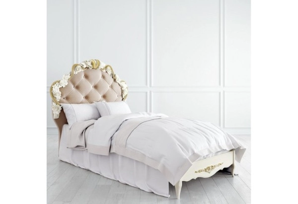 Купить Кровать с мягким изголовьем 90*190 Romantic R409-K02-AG-B01 с доставкой по России по цене производителя можно в магазине 