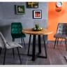 Стул кухонный Signal CHIC Velvet Bluvel 14 (серый/черный)