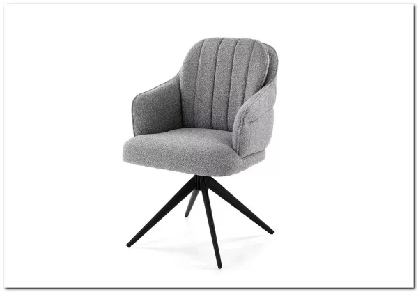 Стул кухонный Halmar K570 поворотный (серый/черный) Стул кухонный Halmar K570 поворотный (серый/черный)