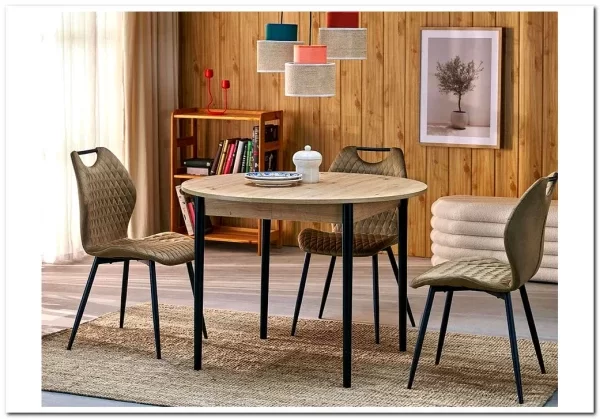 Стол обеденный Halmar PIVOT 102 (дуб артизан/черный) Стол обеденный Halmar PIVOT 102 (дуб артизан/черный)