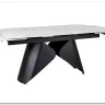 Стол обеденный Signal ARMANDO 160 (белый/черный)