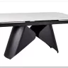 Стол обеденный Signal ARMANDO 160 (белый/черный)