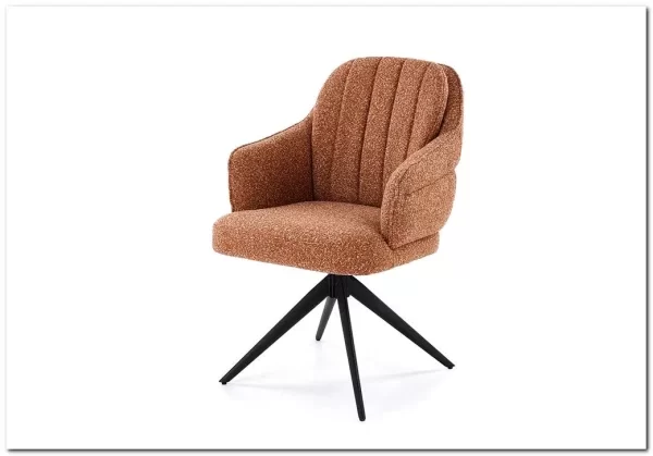 Стул кухонный Halmar K570 поворотный (корица/черный) Стул кухонный Halmar K570 поворотный (корица/черный)