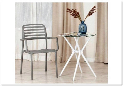 Стул VALUTTO (mod. 54) пластик Grey (Cерый) 34630
