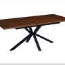 Стол обеденный Signal LOGAN раскладной (орех/черный)