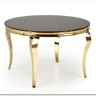 Стол обеденный Halmar REGINALD 2 120 (черный/золотой)