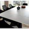 Стол обеденный Signal LACONI 160 (белый/черный)