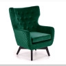 Кресло Halmar MARVEL (темно-зеленый/черный)