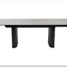 Стол RAGNAR 180 цвет 1699 Серая кожа, керамика / Темно-серый каркас, DISAUR