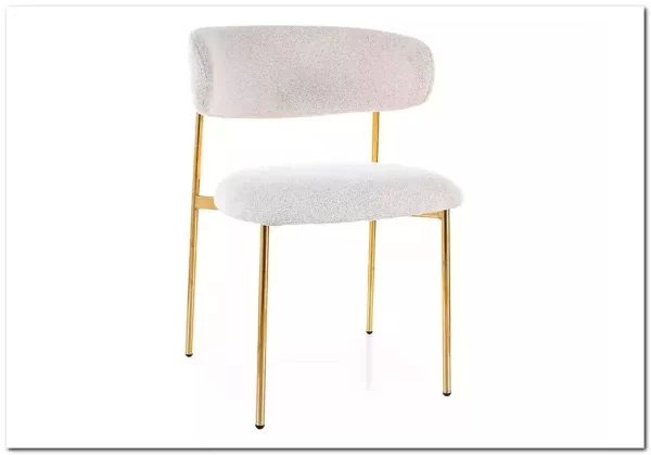 Стул кухонный Signal ELTON Raven 22 (светло-бежевый/золотой)