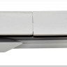 Стол CREMONA 140 HIGH GLOSS STATUARIO Белый мрамор глянцевый керамика/ белый каркас