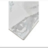 Стол CREMONA 140 HIGH GLOSS STATUARIO Белый мрамор глянцевый керамика/ белый каркас
