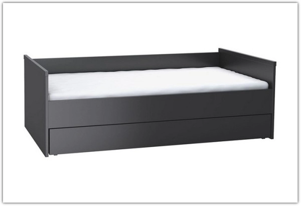 Диван-кровать 90Х200 с ящиком и поднимаемым стеллажем черная Young Users VOX   by VOX 