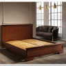 Кровать Кентаки LOZ/160x200 каштан BRW