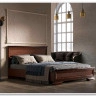 Кровать Кентаки LOZ/160x200 каштан BRW