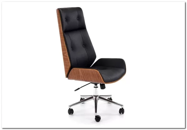 Кресло компьютерное HALMAR WEBSTER черный/орех Кресло компьютерное HALMAR WEBSTER черный/орех