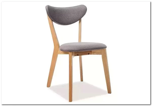 Стул кухонный Signal BRANDO (серый/дуб)