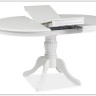 Стол обеденный Signal OLIVIA 105 раскладной (белый)