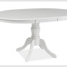 Стол обеденный Signal OLIVIA 105 раскладной (белый)