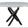 Стол 2303-1 белый лак/черный 