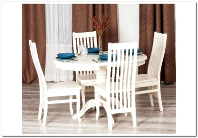 Стул DOLCE жёсткое сидение Ivory white