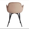 Стул VALENTINO (mod. PC45-2) Brown (коричневый)/чёрный