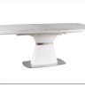 Стол обеденный SIGNAL SATURN II 160 (белый мрамор/белый мат)